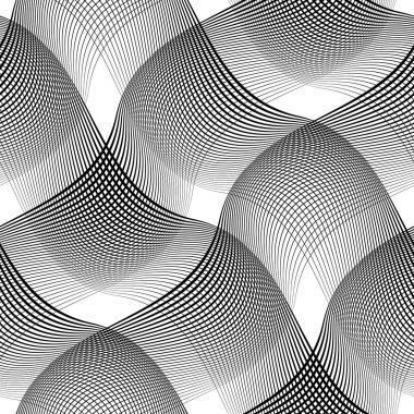 Sorunsuz tek renkli sallanan desen tasarım