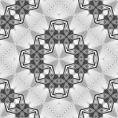 kesintisiz tek renkli dekoratif desen tasarım