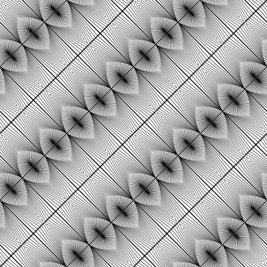 kesintisiz tek renkli dekoratif desen tasarım