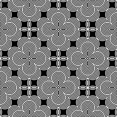 kesintisiz tek renkli dekoratif desen tasarım