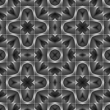 kesintisiz tek renkli dekoratif desen tasarım