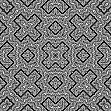 kesintisiz tek renkli geometrik desen tasarım