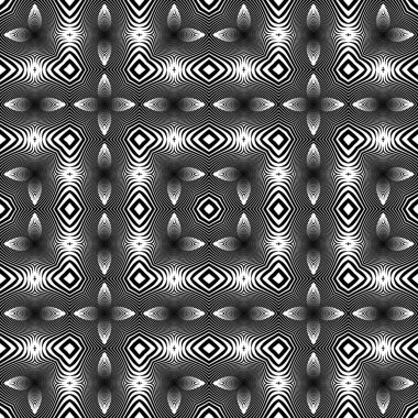 kesintisiz tek renkli çizgili desen tasarım