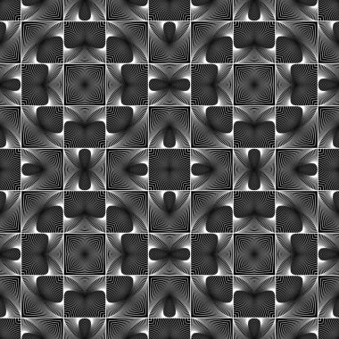 kesintisiz tek renkli dekoratif desen tasarım