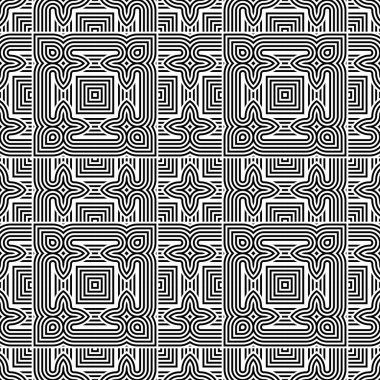 kesintisiz tek renkli geometrik desen tasarım