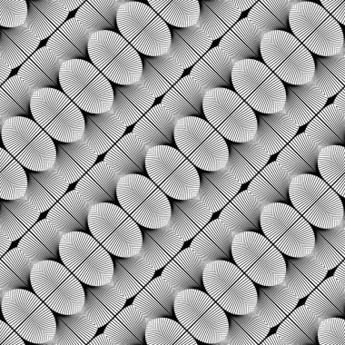 kesintisiz tek renkli dekoratif desen tasarım