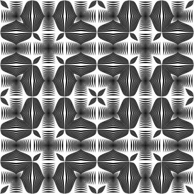 kesintisiz tek renkli dekoratif desen tasarım