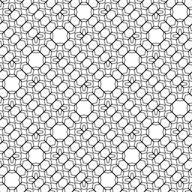 kesintisiz tek renkli geometrik desen tasarım