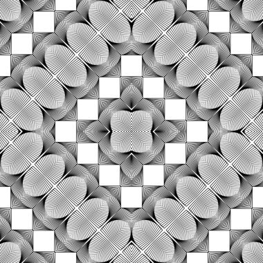 kesintisiz tek renkli dekoratif desen tasarım