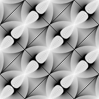 kesintisiz tek renkli dekoratif desen tasarım