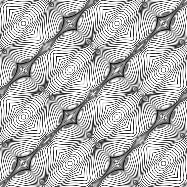 Kesintisiz çizgili desen tasarım