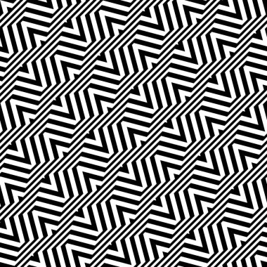 Sorunsuz tek renkli zikzak desen tasarım