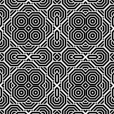 kesintisiz tek renkli geometrik desen tasarım