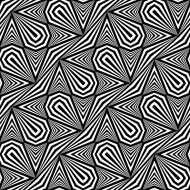 Sorunsuz tek renkli zikzak desen tasarım