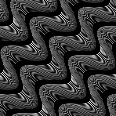 Sorunsuz tek renkli sallanan desen tasarım