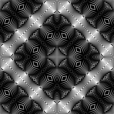 kesintisiz tek renkli dekoratif desen tasarım