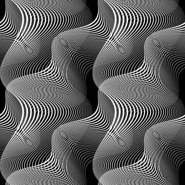 Sorunsuz tek renkli sallanan desen tasarım