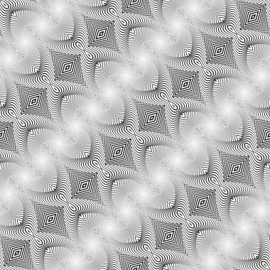 kesintisiz tek renkli dekoratif desen tasarım