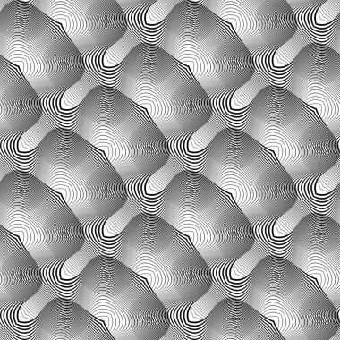 kesintisiz tek renkli ızgara desen tasarım