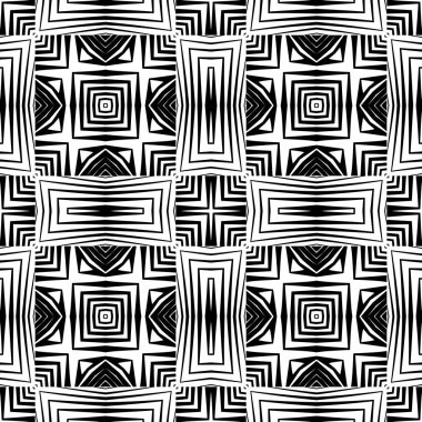 kesintisiz tek renkli geometrik desen tasarım