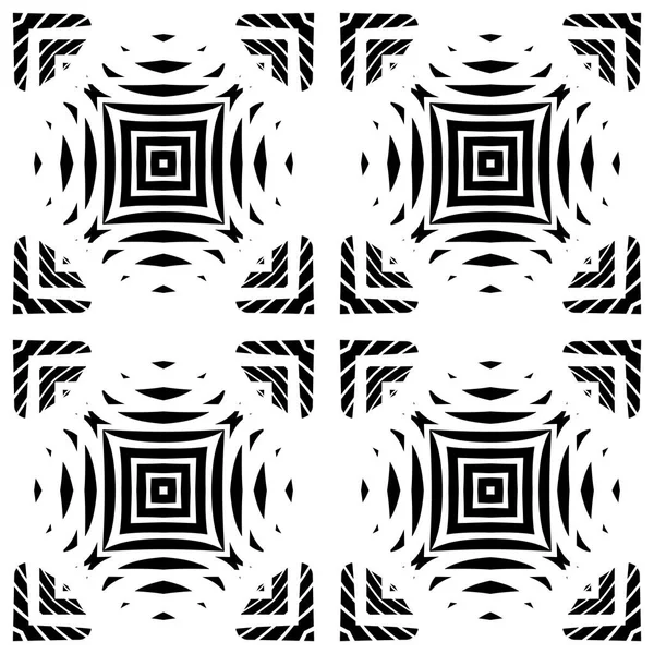 Design seamless monochrome grid pattern — Stock Vector