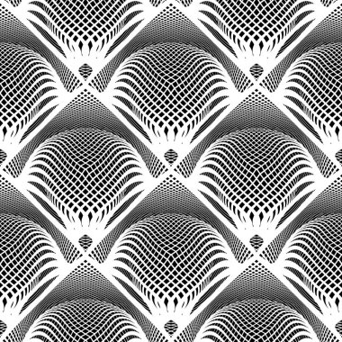 kesintisiz tek renkli ızgara desen tasarım