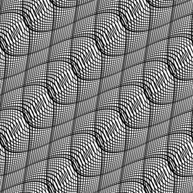 Sorunsuz tek renkli sallanan desen tasarım