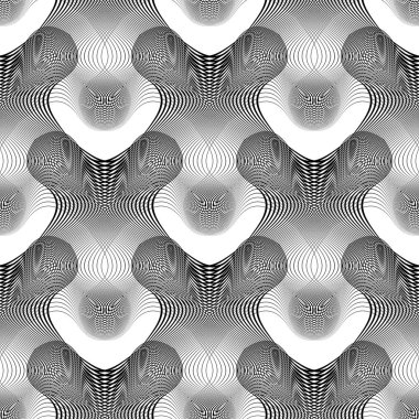 kesintisiz tek renkli ızgara desen tasarım