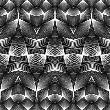 kesintisiz tek renkli dekoratif desen tasarım