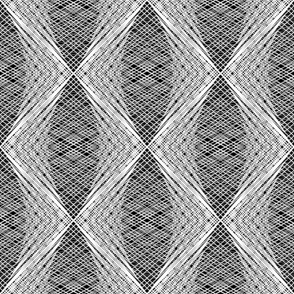 设计无缝的单色网格模式 — 图库矢量图片