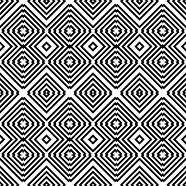 kesintisiz tek renkli geometrik desen tasarım