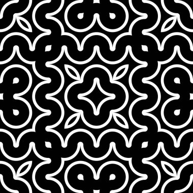 kesintisiz tek renkli dekoratif desen tasarım