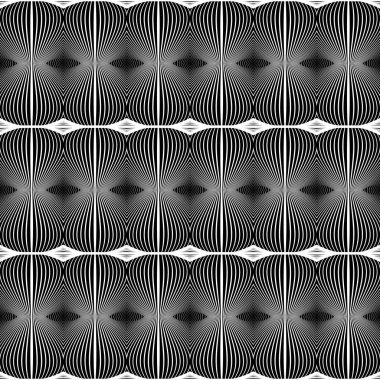 kesintisiz tek renkli çizgili desen tasarım