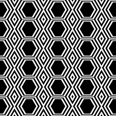 kesintisiz tek renkli geometrik desen tasarım