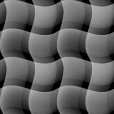 Sorunsuz tek renkli sallanan desen tasarım