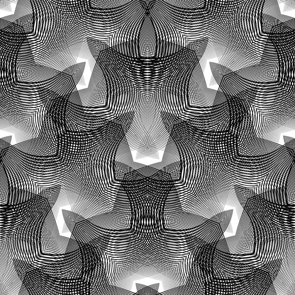 Modèle de grille monochrome sans couture — Image vectorielle