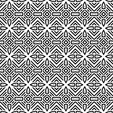 kesintisiz tek renkli geometrik desen tasarım