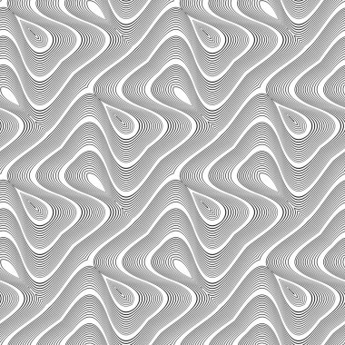 Sorunsuz tek renkli sallanan desen tasarım