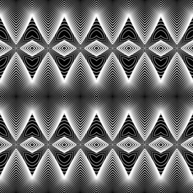 Sorunsuz tek renkli zikzak desen tasarım