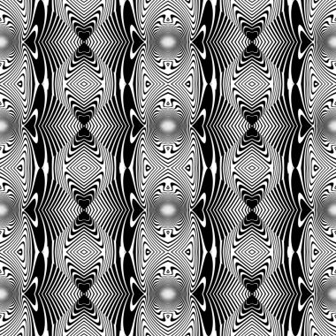 kesintisiz tek renkli çizgili desen tasarım