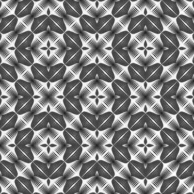 kesintisiz tek renkli dekoratif desen tasarım