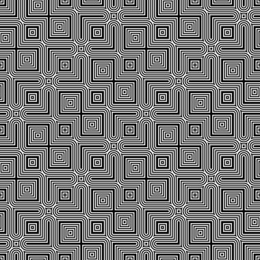 kesintisiz tek renkli geometrik desen tasarım