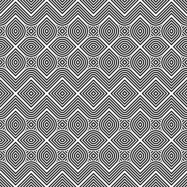 kesintisiz tek renkli geometrik desen tasarım