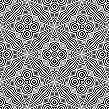 kesintisiz tek renkli geometrik desen tasarım