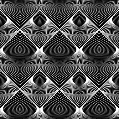 Sorunsuz tek renkli zikzak desen tasarım