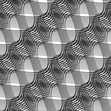 Sorunsuz tek renkli sallanan desen tasarım