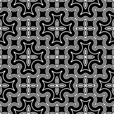 kesintisiz tek renkli dekoratif desen tasarım