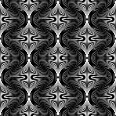 Dekoratif desen sallayarak sorunsuz tek renkli tasarım