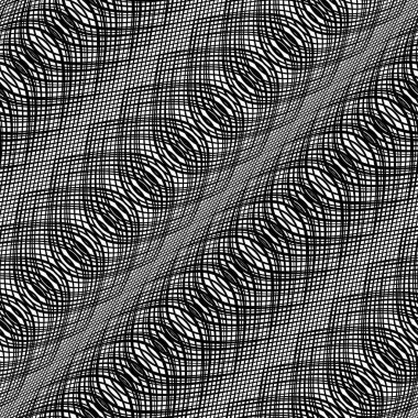 Sorunsuz tek renkli sallanan desen tasarım