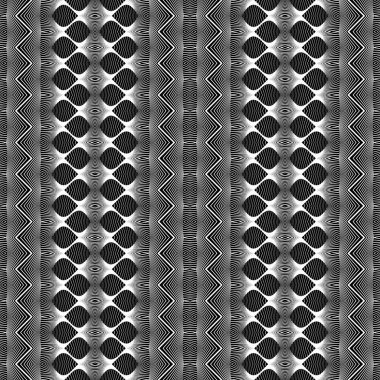 Sorunsuz tek renkli zikzak desen tasarım